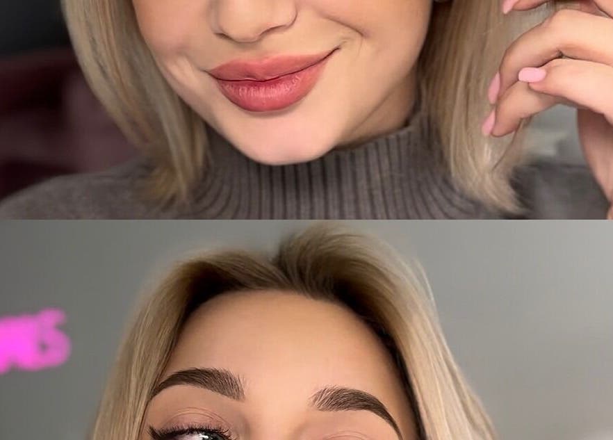 Модний макіяж в Ohmylashes, Стрий, Львівська Область, UA з акцентом на брови.