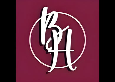 Logo di Beauty Hair su sfondo rosso a Rivarolo Canavese, Torino, IT. Eleganza e stile.