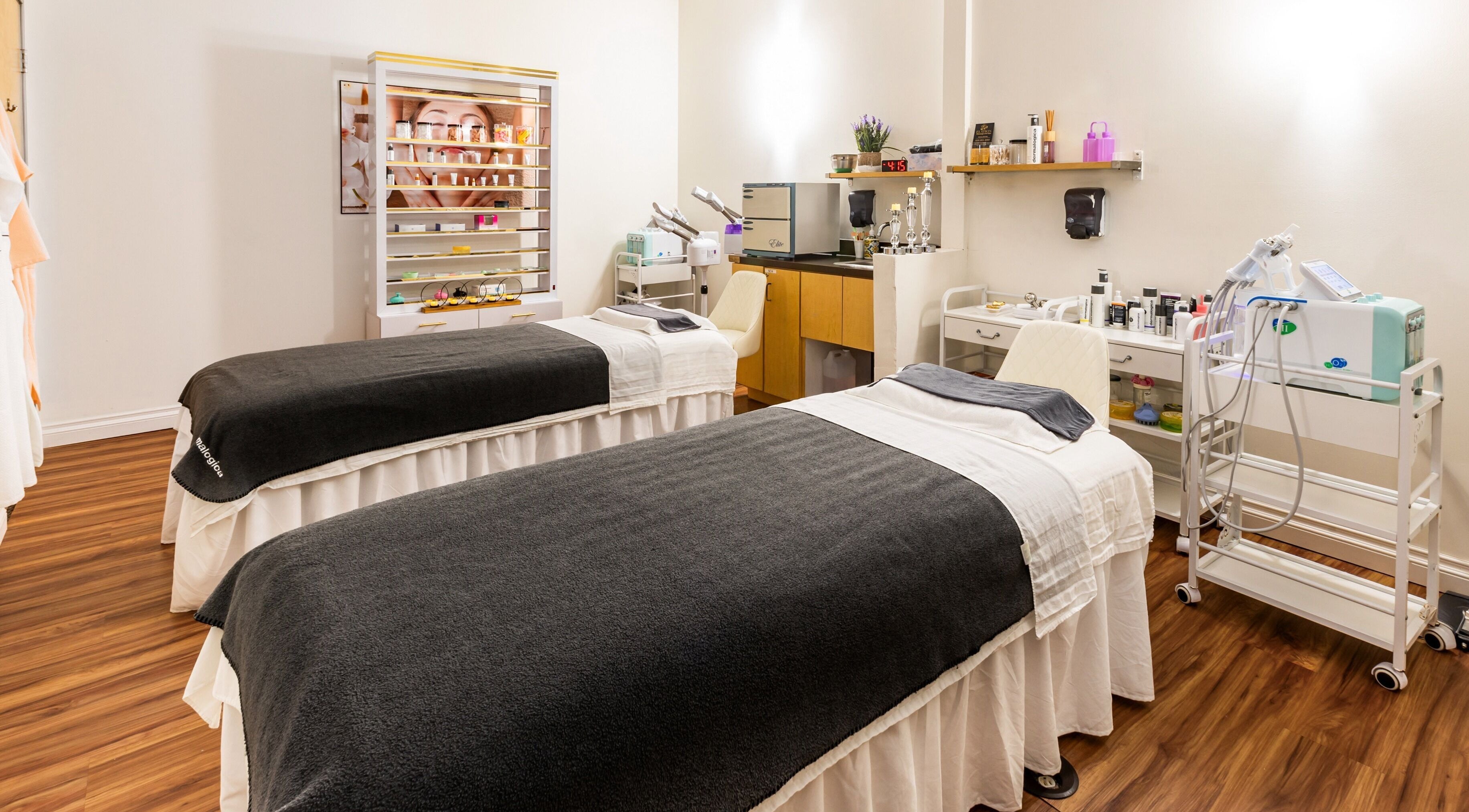 Elation Massage & Spa - San Diego treatment room with two massage beds in San Diego, California, US.