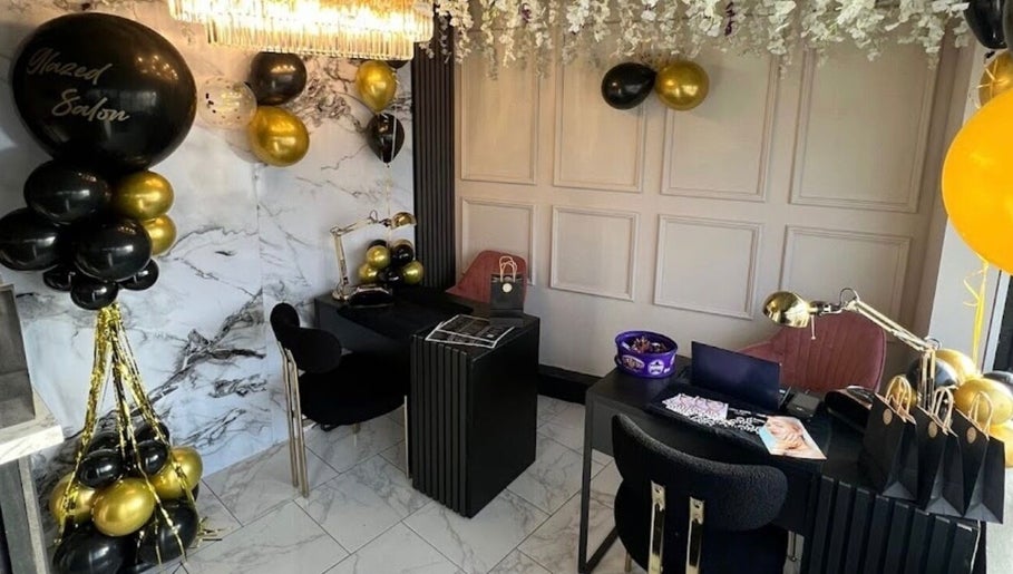 Elegant KLashes interior in Dublin featuring chic decor and plush seating.