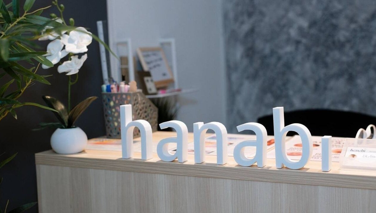 Hanabi Spa reception desk with elegant decor in Bayan Lepas, Pulau Pinang, MY, offering a welcoming ambiance.