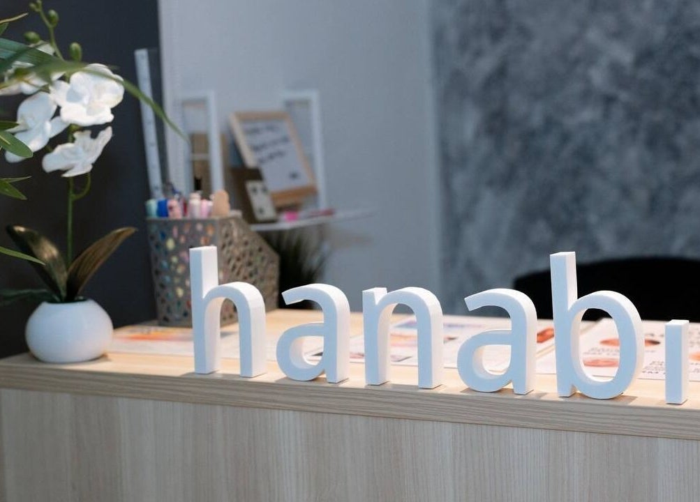 Hanabi Spa reception desk with elegant decor in Bayan Lepas, Pulau Pinang, MY, offering a welcoming ambiance.