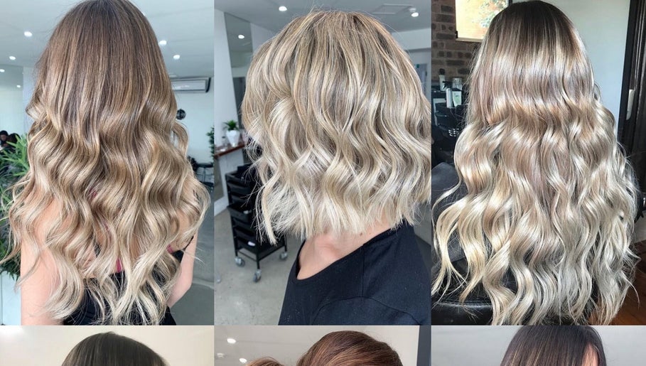 Luscious wavy blonde hairstyles at Paula Amelia Hair Design, Penshurst, New South Wales, AU.