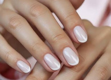 French manicure at Nail Aesthetics by Jamie in Somerset West, Western Cape, ZA, showcasing glossy, refined nails.