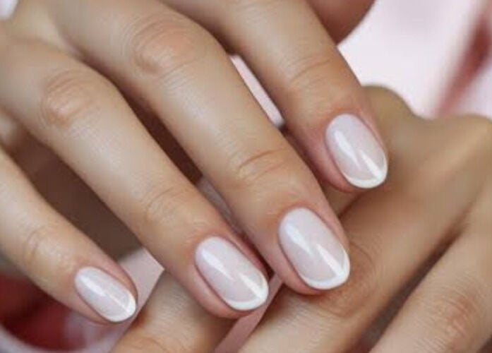 French manicure at Nail Aesthetics by Jamie in Somerset West, Western Cape, ZA, showcasing glossy, refined nails.