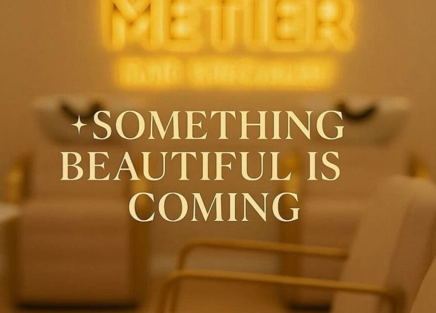 Elegant salon chairs at METIER HAIR SPECIALIST, Standish, England. Something beautiful is coming soon.