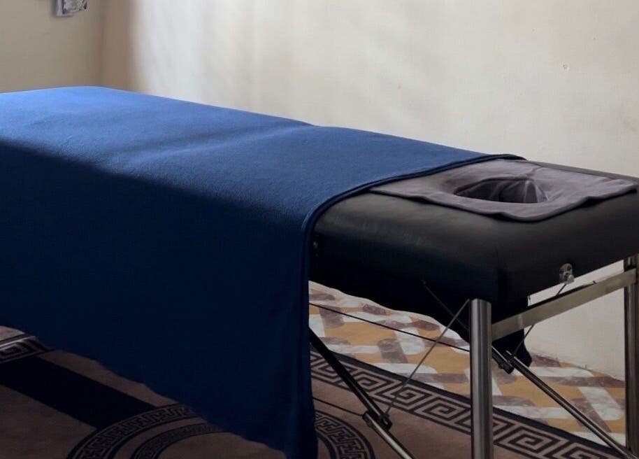 Peaceful massage room at MAMU MASSAGE, Shah Alam, Selangor, MY ready for relaxation.