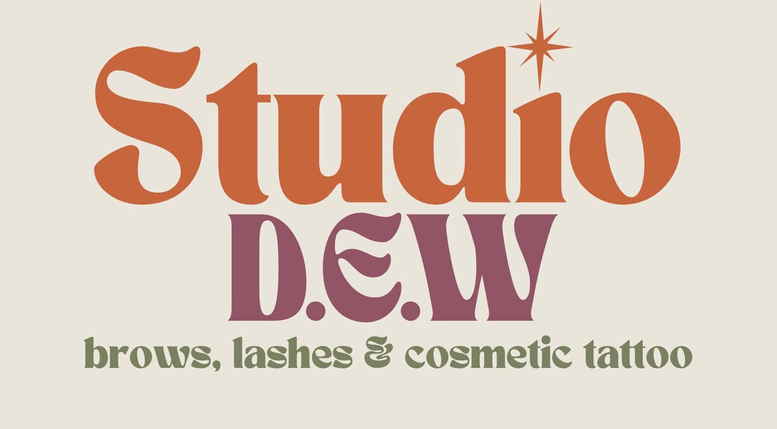 Studio D.E.W logo in colorful font located at West End, Queensland, AU.
