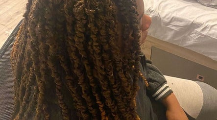 Intricate braided hairstyle at Beautcon, Seaton Delaval, England, GB, showcasing refined beauty and style.