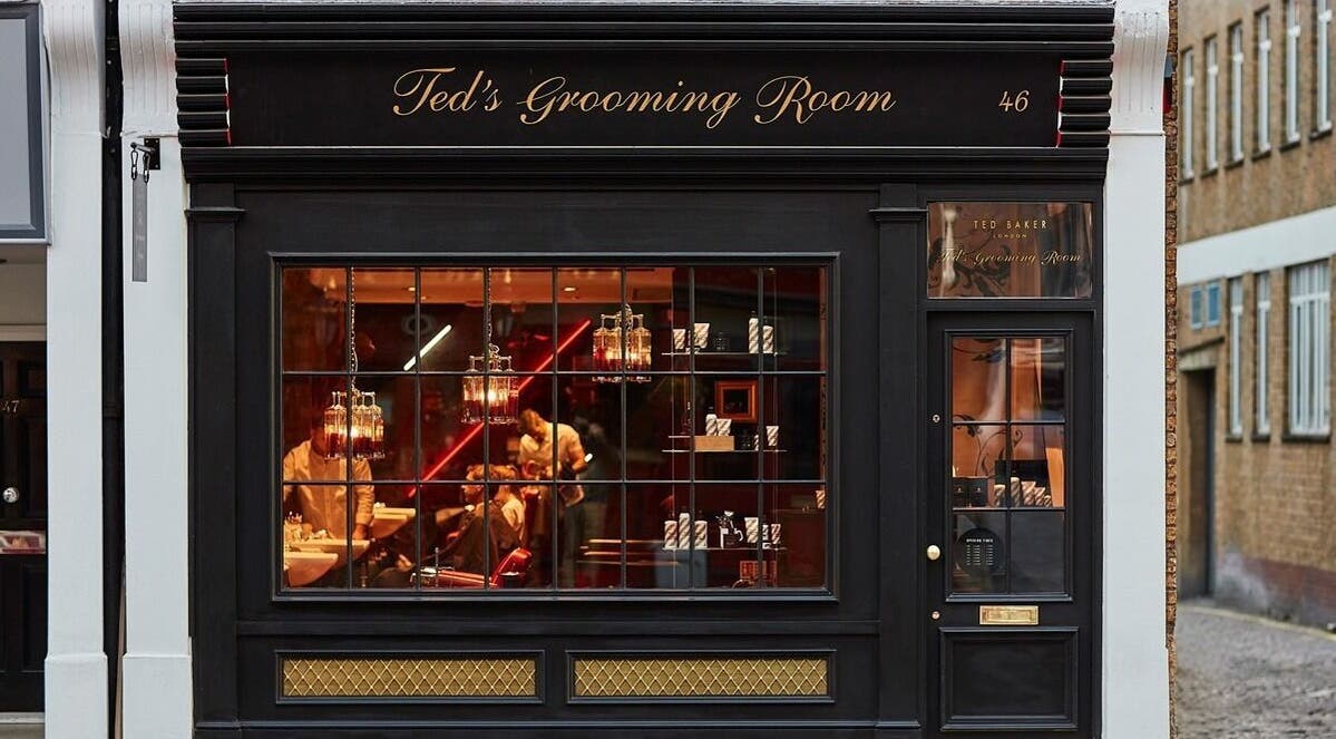 Exterior of Dorset - Baker Street, Ted's Grooming Room in London, England, GB with inviting ambiance.