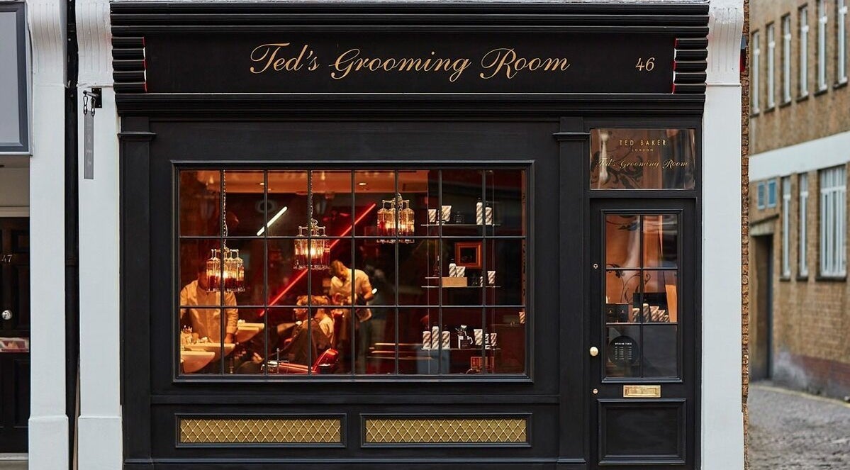 Exterior of Dorset - Baker Street, Ted's Grooming Room in London, England, GB with inviting ambiance.