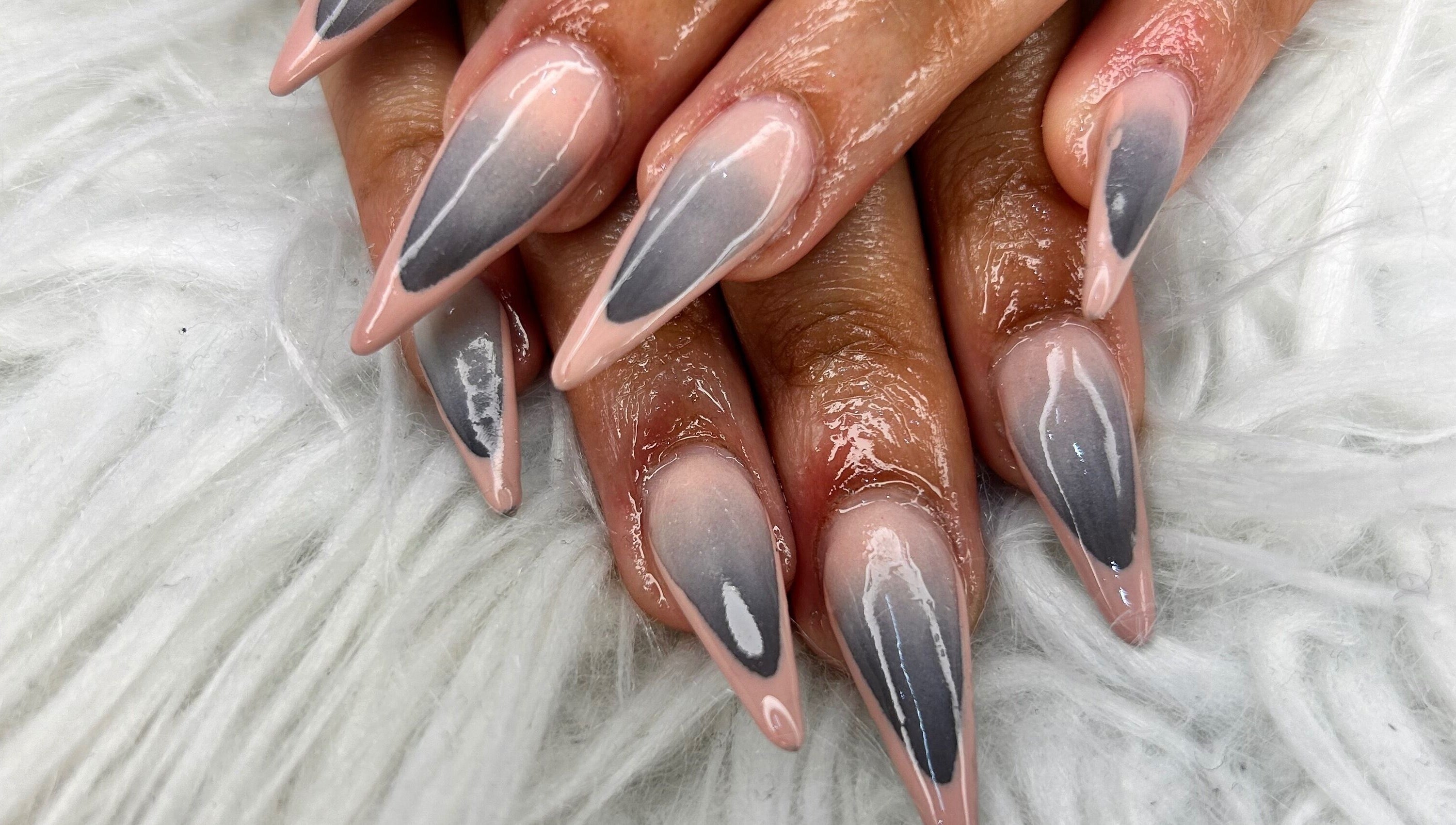 Elegant ombre nails at FOCHVILLE, Fochville, Gauteng, ZA - a showcase of expert nail artistry.