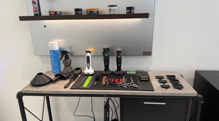 Professional barber tools at Barber Nick.LS, Twickenham, England, GB, ready for grooming services.