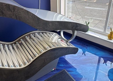 Sleek tanning bed at You Glow Girl - Sunny Bz in Herne Bay, England, GB, enhancing wellness experience.