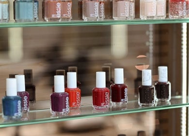 Lish Hair & Beauty - JBR showcases vibrant nail polishes in Dubai, AE, enhancing style and flair.