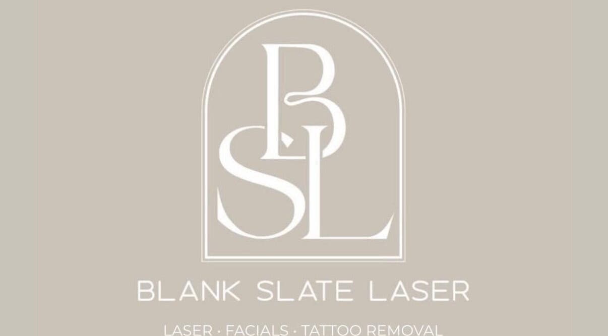 Stylish logo of Blank Slate Laser, located in Liverpool, New South Wales, AU.
