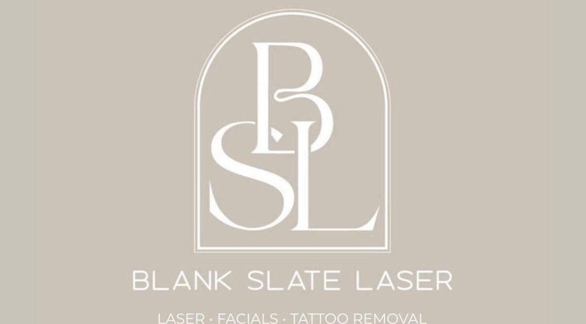 Stylish logo of Blank Slate Laser, located in Liverpool, New South Wales, AU.