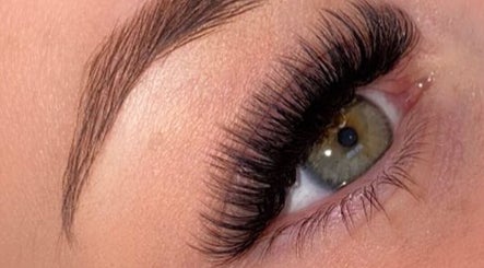 Close-up of expertly done lashes at Refined Beauty, Hereford, England, GB.