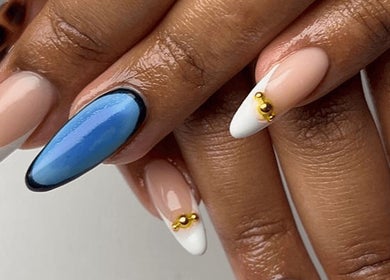 Diverse nail art styles at The Belle Boutique, located in Randburg, Gauteng, ZA.
