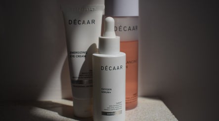Decaar skincare products at The Skin Studio Suffolk, Bury St Edmunds, England, GB capture radiant health.