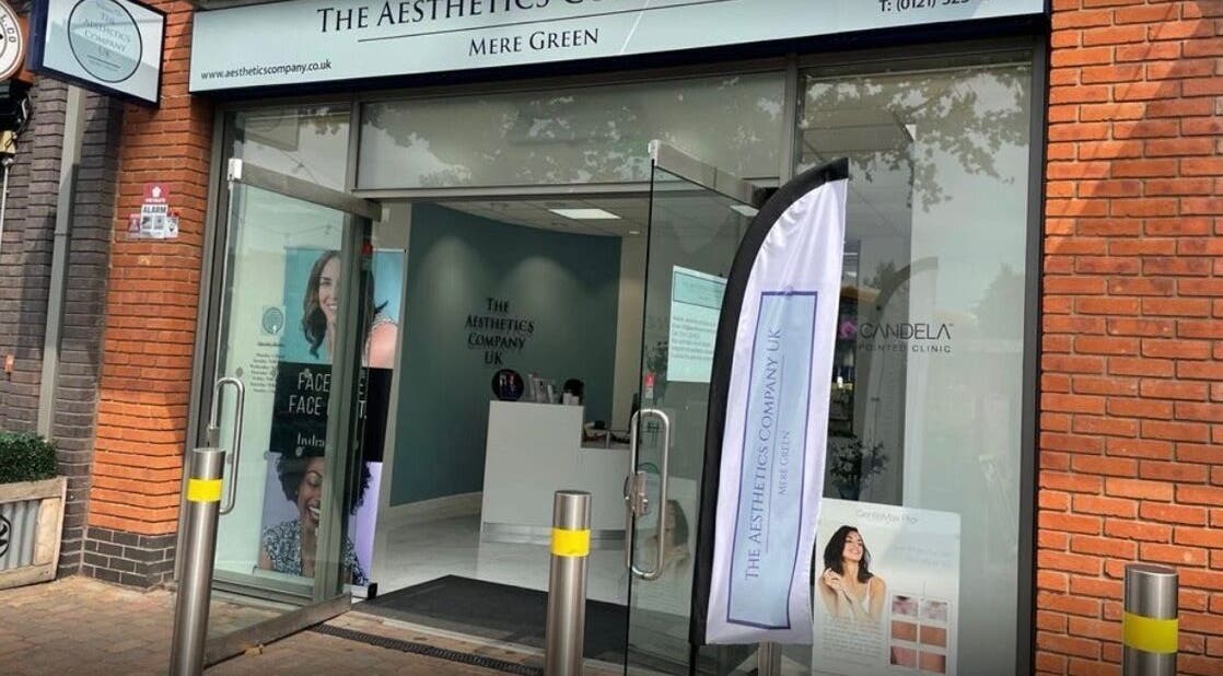 Classylovelash venue exterior in Birmingham, England, GB showing open glass doors and signage.