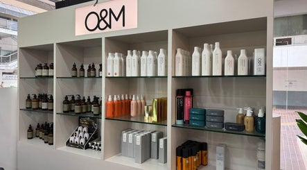 Focus Hairdressing's sleek product display in Singapore, Singapore, SG showcasing premium haircare selections.