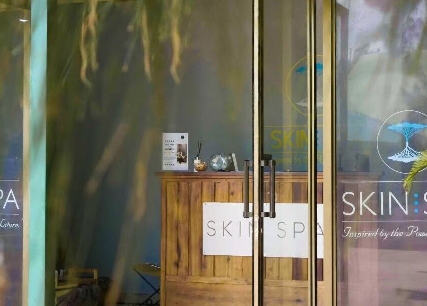 Entrance of Skin Spa-Sandys in Lusaka, Lusaka Province, ZM showcasing a serene and welcoming ambiance.