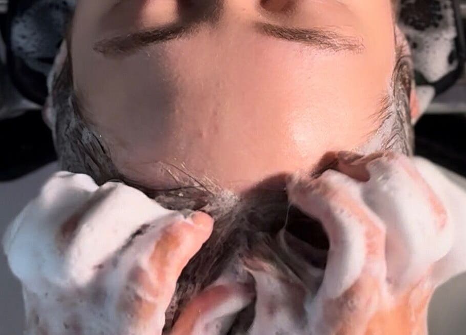 Luxurious head massage at Skin & Scalp in Mississauga, Ontario, CA for ultimate relaxation and hair care.