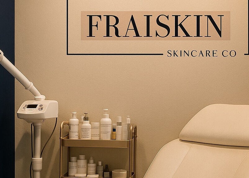 Relaxing skincare setup at Frais Esthetics Skincare spa, Lagos, Lagos, NG featuring a treatment chair and products.