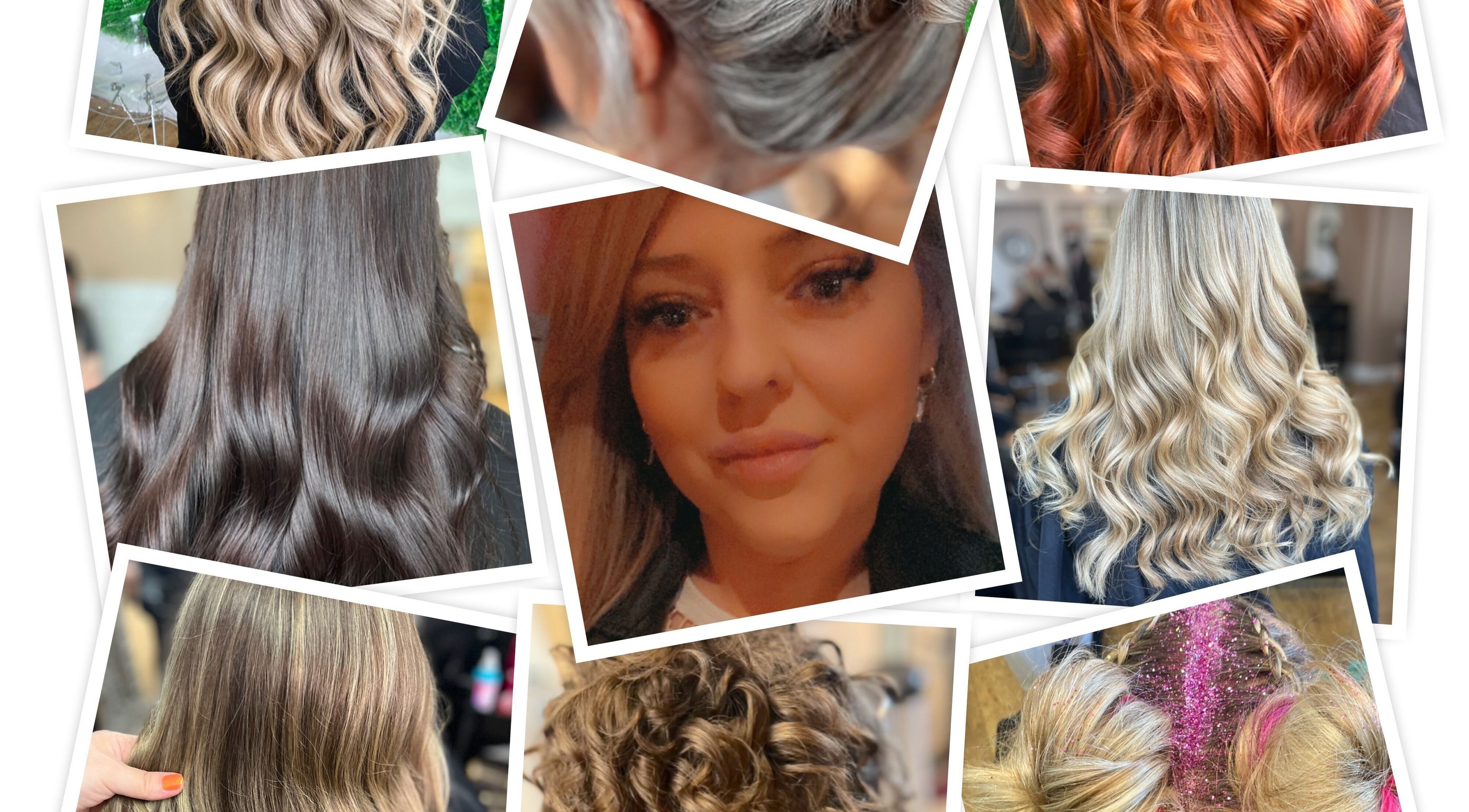 Diverse hairstyles at Hair by Elisa Salvatore in Kettering, England, GB showcasing vibrant hair color and styling.