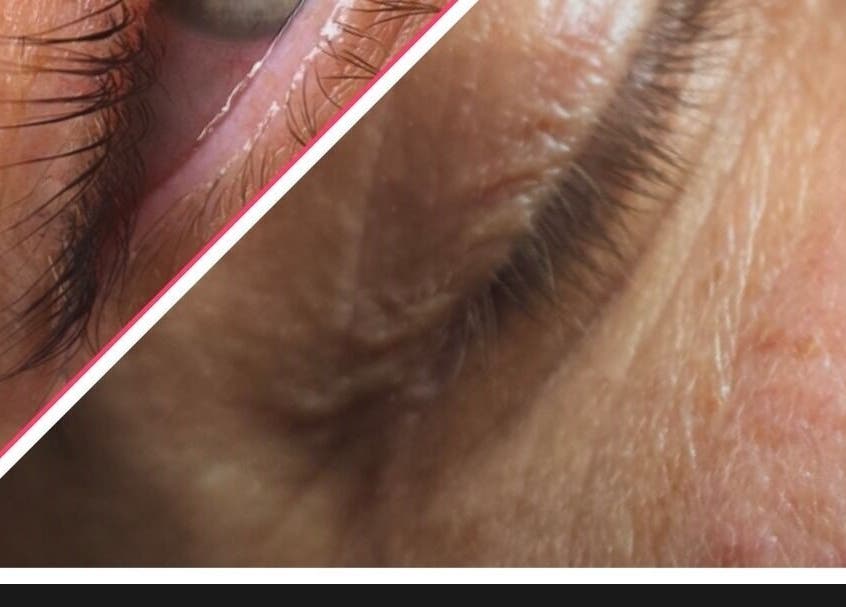 До и после наращивания ресниц в Tatyana Beauty, Бат-Ям, Центр, IL.