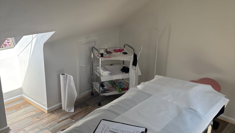 Peaceful treatment room at JSSemiPermanantMakeUpByJodie, Sturry, England, GB, showcasing a serene setting.