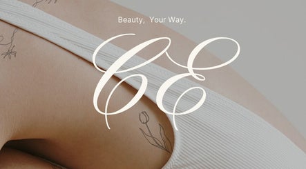 Elegant tattoo at Charlotte Elizabeth Tattoos, Chester, England, GB. Delicate flower design on skin.
