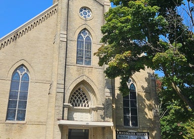 Arkham Hair venue with Gothic architecture in Sheboygan, Wisconsin, US.