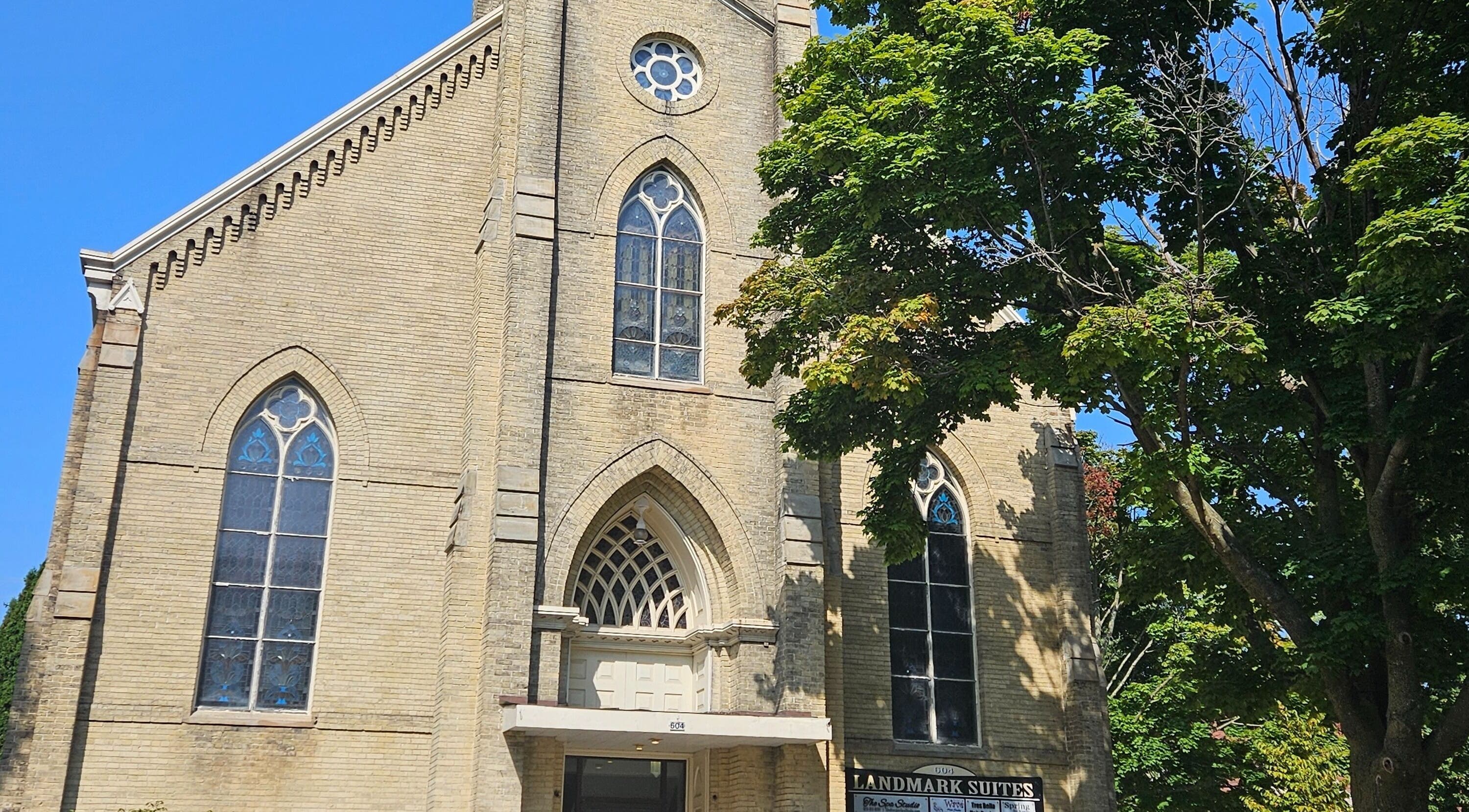 Arkham Hair venue with Gothic architecture in Sheboygan, Wisconsin, US.