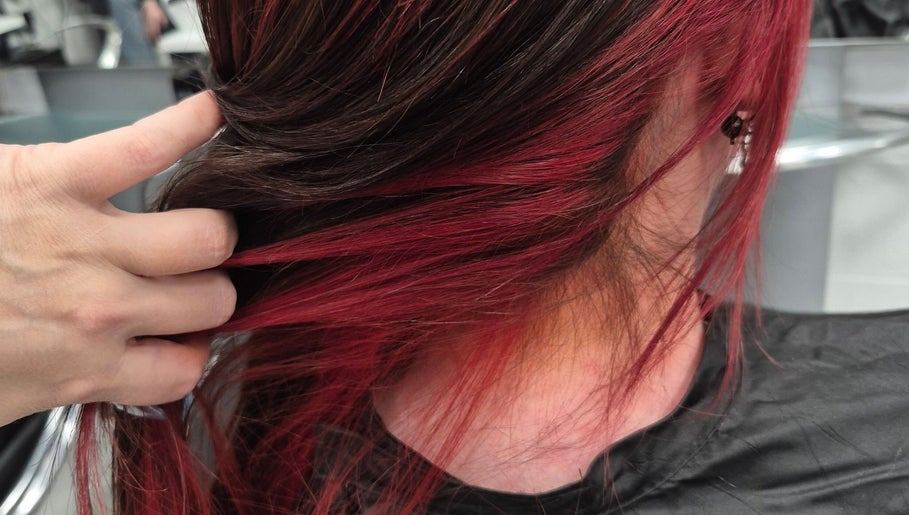 Vibrant red hair coloring at Ooh Hair, County Louth, County Louth, IE.