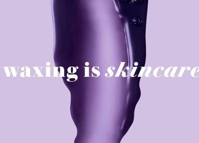 Purple leg waxing at B A R E, Johannesburg, Gauteng, ZA. Embrace skincare with elegance.