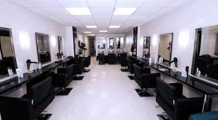 Modern salon chairs and mirrors at Stephanie O'Keeffe Hair in Cork, County Cork, IE.