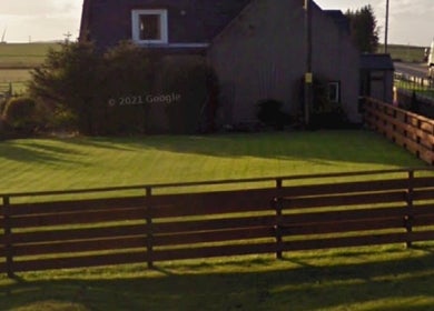 Beautiful garden area at Beauty on the Hill, Huntly, Scotland, GB, offers a serene setting for relaxation.