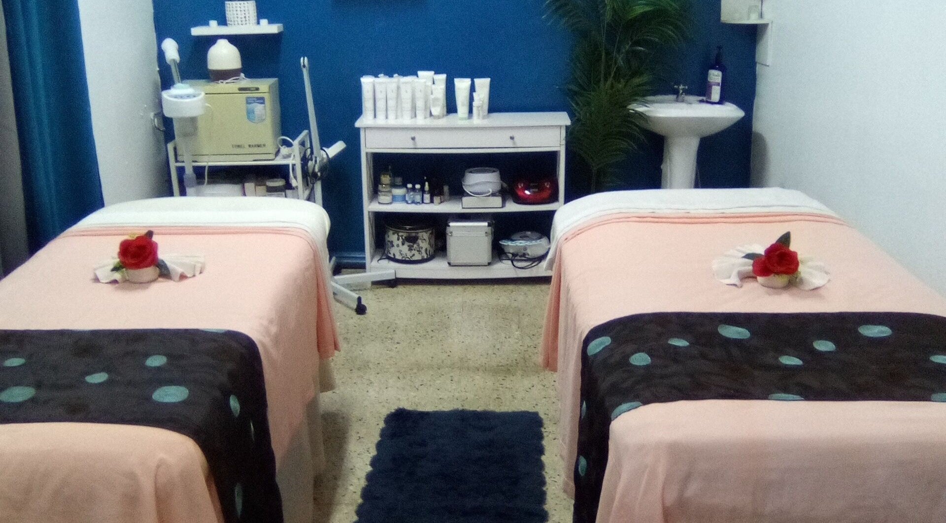 Tranquil treatment room at Healing Hands Wellness And Beauty Spa, Montego Bay, St. James Parish, JM.