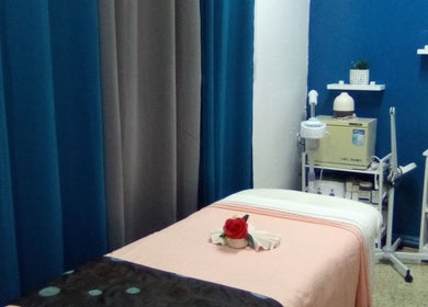 Tranquil massage room at Healing Hands Wellness And Beauty Spa in Montego Bay, St. James Parish, JM.