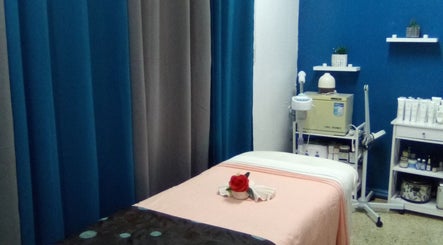 Tranquil massage room at Healing Hands Wellness And Beauty Spa in Montego Bay, St. James Parish, JM.