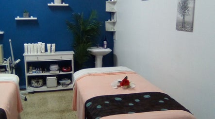 Tranquil massage room at Healing Hands Wellness And Beauty Spa, Montego Bay, St. James Parish, JM.