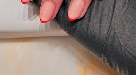 Elegant French tips at The Mani Muse Nails - Lisa Marie Manicurist, Brentwood, England, GB.