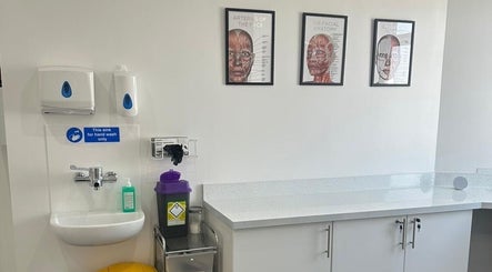 Sterile and organized treatment room at The Orielle Clinic (Bathgate), Bathgate, Scotland, GB.