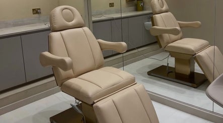 Luxurious chair in The Orielle Clinic (Glasgow), Clarkston, Scotland, GB for ultimate comfort and relaxation.