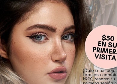 Perfect brows and lashes highlight beauty at Mila Lash and Brow, Norcross, Georgia, US.