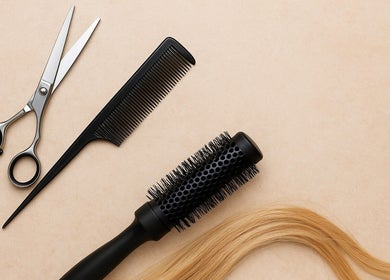 Hair styling tools at Fatish Braid's and Beauty, Landsdale, Western Australia, AU.