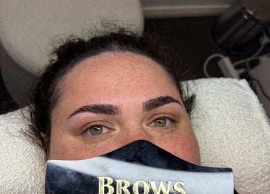 Enhanced eyebrows at Latenight_brows, Airds, New South Wales, AU. Showcasing sharp and defined brow styling.