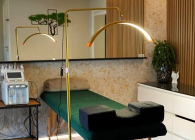 Luxurious treatment area at MC BeautyHouse in Kilcullen, County Kildare, IE, featuring advanced beauty equipment.